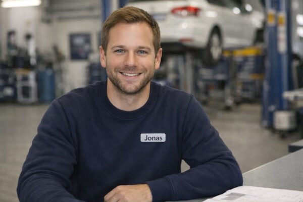 Industriskylt namnskylt verkstad Skyltdax